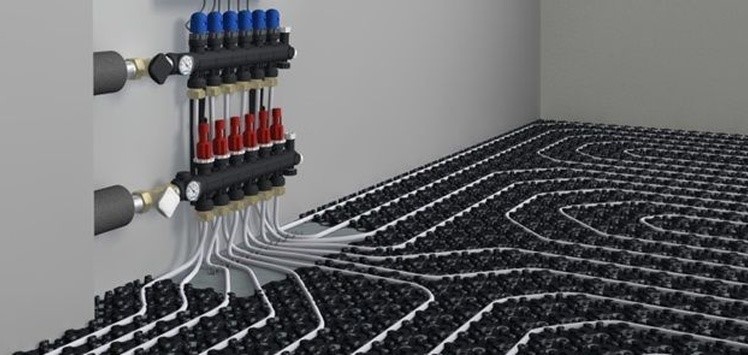 Pompe di calore riscaldamento a pavimento